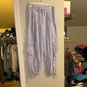 Free People Periwinkle Palash Cargo Pants size medium